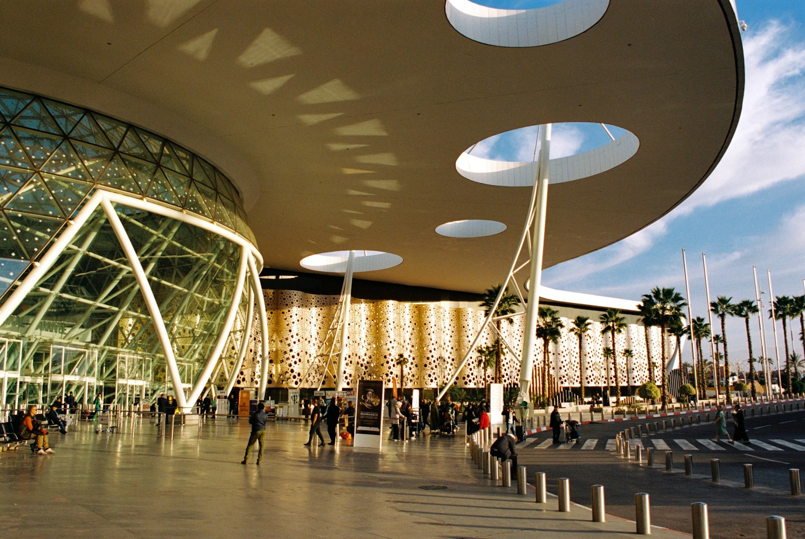 Marrakech Menara Airport terminal — where travel insurance Morocco becomes essential from the moment you land